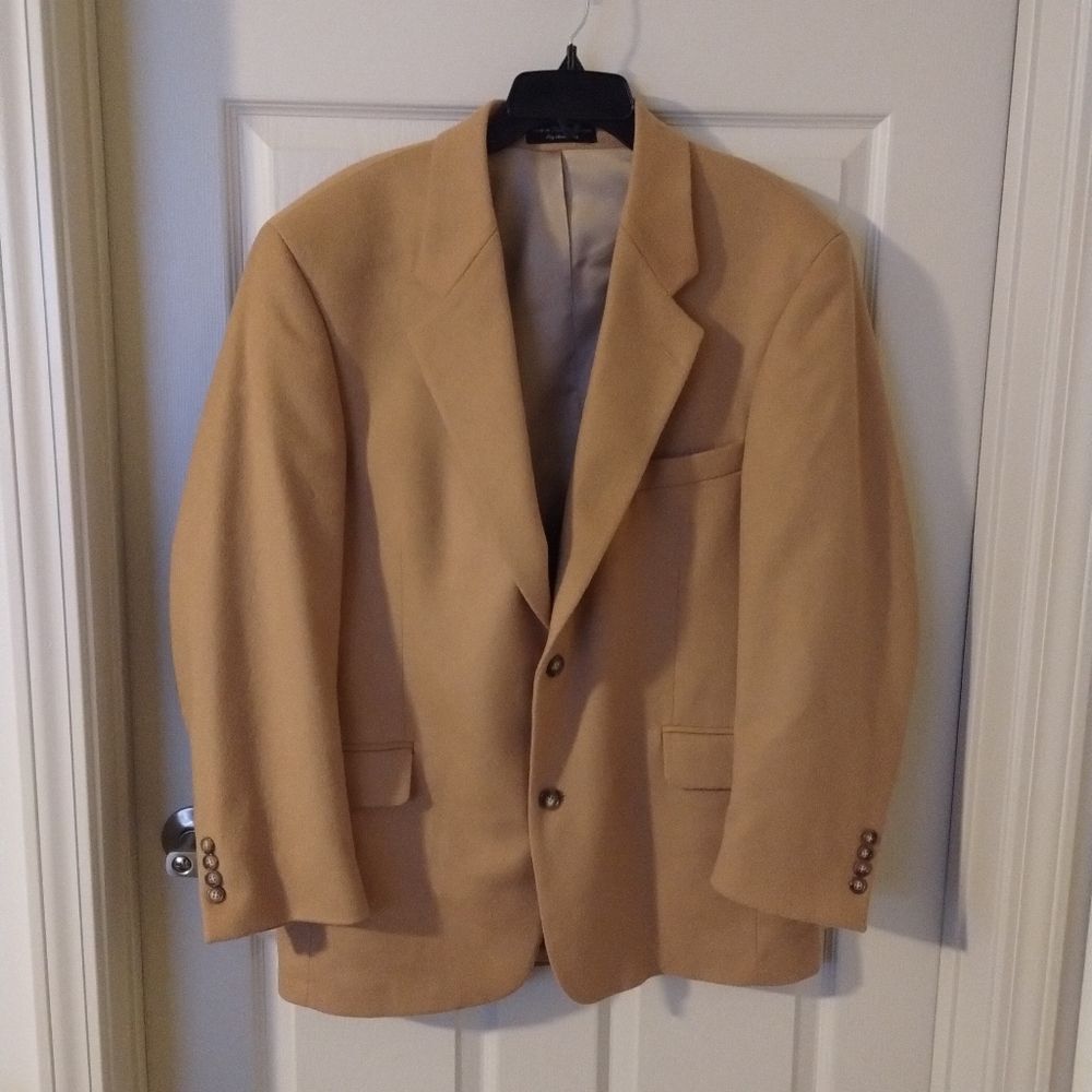 Gianfranco Ruffini Camel Hair Jacket Size 42
